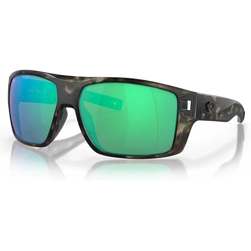 Costa Del Mar Mens Diego Rectangular Sunglasses