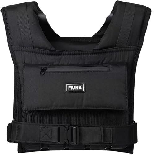 MVRK Weighted Vest Men 45lbs - Weighted Workout Vest With Removable Iron Weights, Heavy Duty Weighted Exercise Vest For Functional Training & Calisthenics - Weight Vest for Men and Women (45lbs)