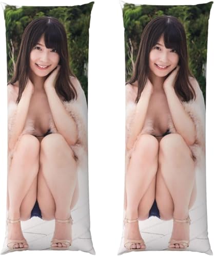 抱き枕カバー 枕カバー 川崎あや 等身大抱き枕 女性スター 等身大クッションカバー 両面印刷 かわいい ファッション 写真集 大人の抱き枕 漫画 純綿製 家庭用 車用 四季適用 長い枕 寝具 137*51cm