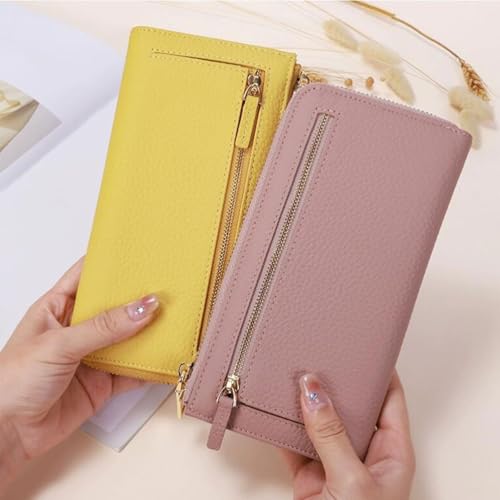 Wallets Handbags Purses for Women Money Clips Genuine Leather Evening Bags Card Cases (Green)2