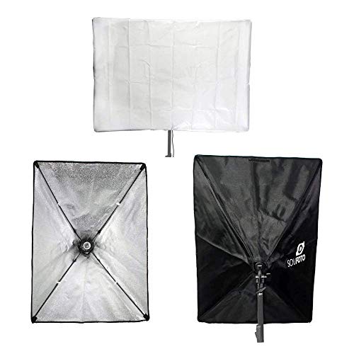 Kit de Iluminação Duplo com Softbox 50x70cm, Tripé de 2m e Bolsa Transporte Sou Foto para Estúdio Fotográfico 5 41AK4QdtHuL