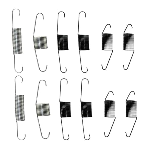 EaseSunny Lot de 12 ressorts de rappel d'accélérateur, ressort de tondeuse à gazon, pièces de...