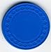 8.5 Gr. Light Blue Diamond Plain Poker Chips (Sleeve of 50)