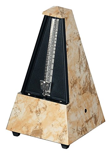 Wittner Métronome Pyramidal brun clair - Les Beatles, Paul McCartney, John Lennon, RIngo Starr, George Harrison Wittner Métronome Pyramidal brun clair