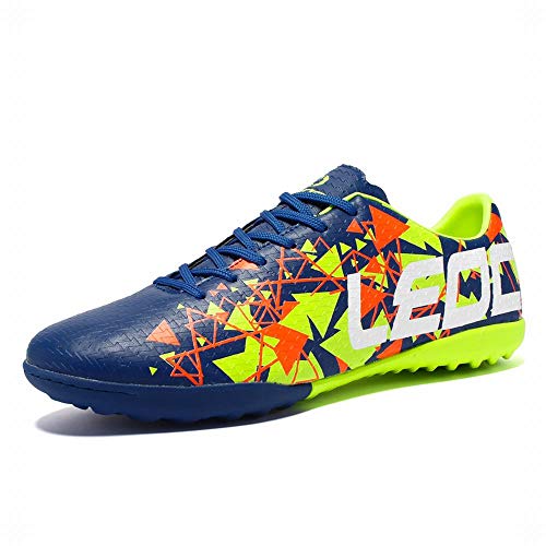 LEOCI Performance Turf Soccer Shoes - Men and Boy Soccer Shoes Indoor Soccer Cleat