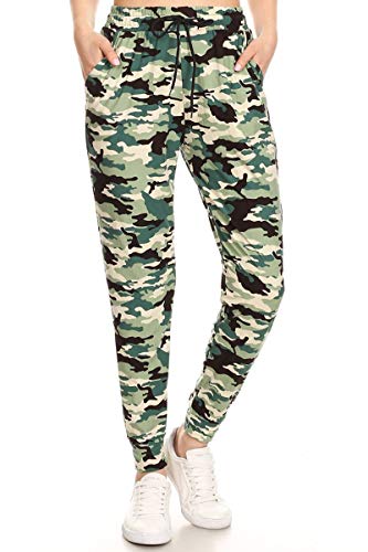 Image of Leggings Depot Premium Jogger Women's Popular Print High Waist Track Pants(S-XL)