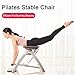 Pilates Fitness Chair, Split-Pedal Stability Yoga Pilates Chair with 3-Speed Resistance, Foldable Pilates Equipment for Home Use & Gym Workout