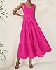 BTFBM Women Summer Eyelet Midi Dresses Casual Spri... #1