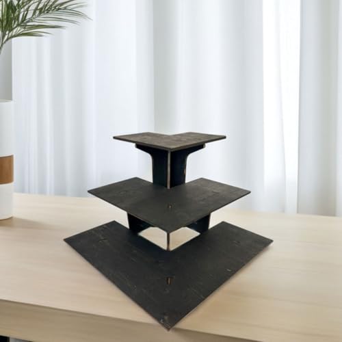Support d'angle en bois portable facile à assembler pour petits objets de magasin - 6