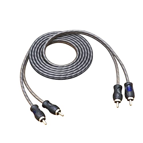 RECOIL RCI-26 100% Oxygen Free Copper 6ft 2-Channel RCA Audio Cable, Twisted Pair with Noise Reduction