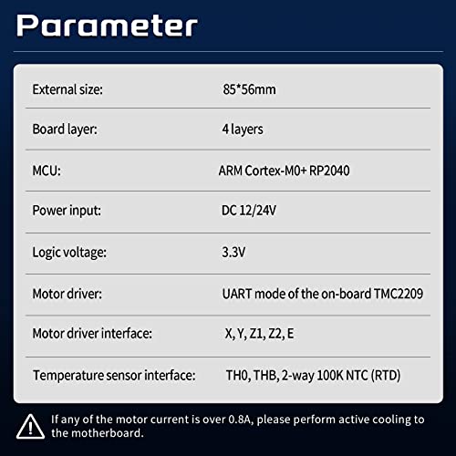 BIGTREETECH SKR Pico V1.0 Maßgeschneidertes Steuerplatine Motherboard Entwickelt Für Den Voron V0 3D-Drucker Mit Verbessertem Kühlkörper – Bild 5