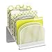Safco Mesh Desk Organizer, 8 Sections, Steel, 11-1/4quot; x 10-7/8quot; x 13-3/4quot, White
