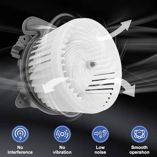 Image of PartsFlow 75082 HVAC Heater Blower Motor with Fan Cage For 2015-2021 Ram Promaster City 2.4L 68103577AA