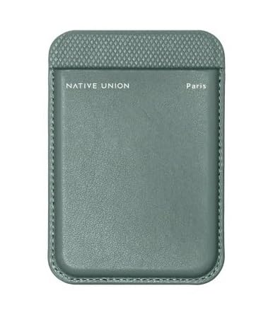 Native Union RE Classic Magnetic Card Holder in Slate Green Colour-picture-20
