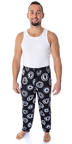 Magic The Gathering Men's Element Mana Color Logo Symbols Sleep Lounge Pajama Pants4