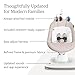 UPPAbaby Mamaroo Smart Swing – Customizable Soothing Modes with MotionSync Technology – Infant Recline + Bluetooth Enabled – Included Newborn Insert – Charlie (Sand Mélange)
