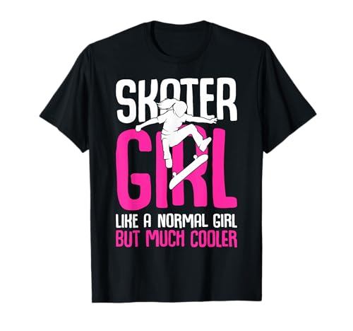 Skater Girl Skateboarder - Patineta para niñas Camiseta