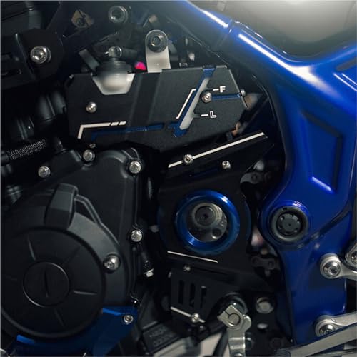 Protector de cadena Yamaha MT03 contra impactos con acabado dorado 3