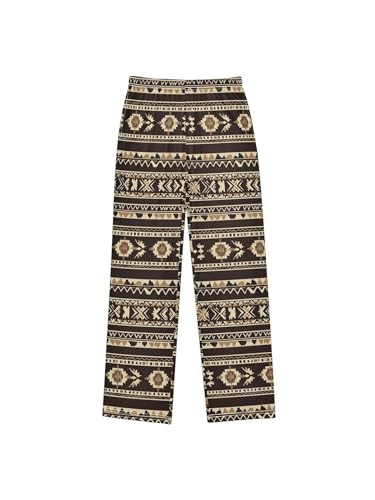 Aztec Brown Patterns Boys Pants for Kids Jogger Pants with Pockets S