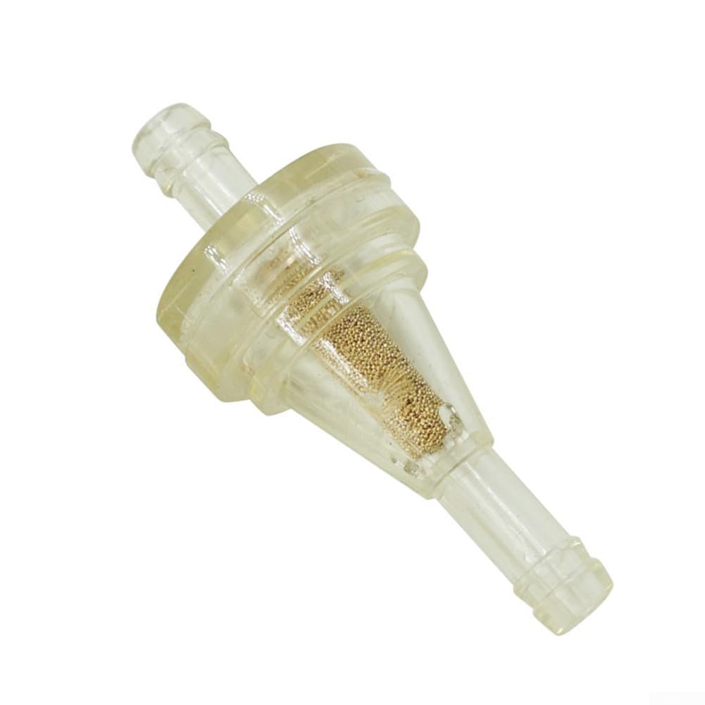 Inline Fuel Filter for Motorcycles – ABS Plastic Construction, Fits 3mm Fuel Lines, Fit for Small Engine Applications