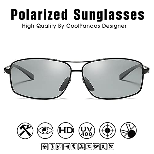 Men Women Polarized Anti-glare Sunglasses Photochromic3
