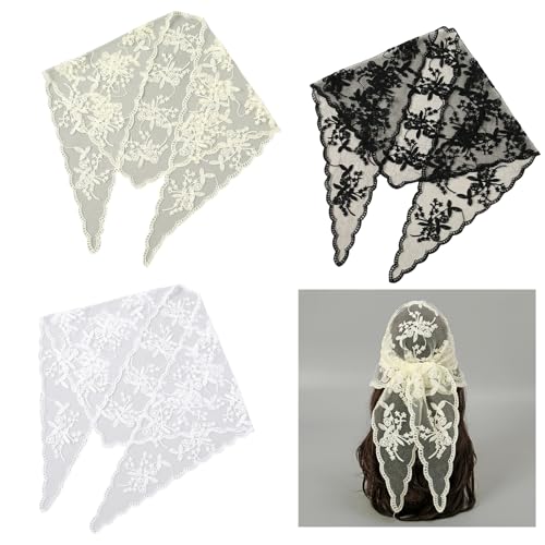 Floral Embroidered Scarf Shawl Lightweight Breathable Polyester Blend Sun Protections Accessory for Women2