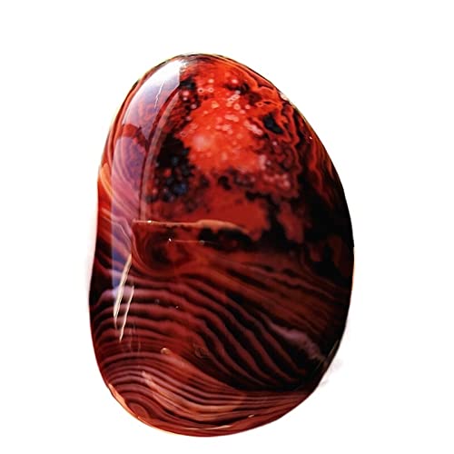 ARrase Pietra Naturale Agata sardonica Pietre di Palma Giocattoli Piccole Pietre e Cristalli Cristalli Decorazione della Stanza (Color : A573 65g)