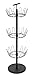 Internet's Best 3 Tier Metal Shoe Tree | Black Finish | 18-Pair Shoe Organization | Free Standing Tower Weighted Base