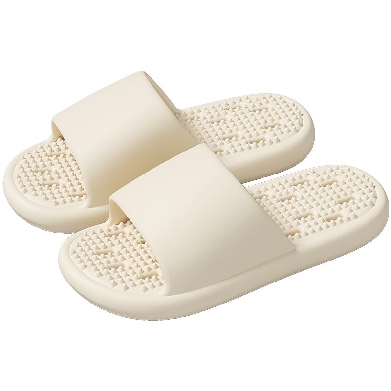 Quick Drying Bathroom Slippers for Women and Men, Lightweight EVA Non-Slip Shower Slides