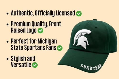 Gorra Michigan State Classic Edition ajustable verde miniatura 5