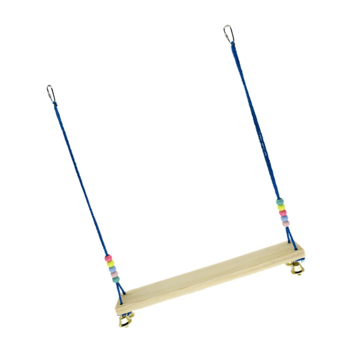 HOLIDYOYO 1Pc Parrot Swing Creative Hanging Plaything for Birds Durable Bird Climbing Bridge for Budgerigars Parrots Lovebirds Fun for Play Rest