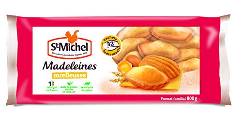 ST MICHEL - Madeleines Moelleuses et Authentiques - Format Familial - Le sachet de 800G Cover