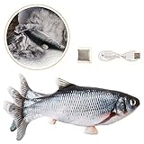 【2021 Neues Katzenspielzeug】 Das neueste Katzenminzenfischspielzeug seit 2020 sieht aus wie ein echter Fisch. Nach dem Berühren schwingt es wie ein lebender Fisch. Darüber hinaus weckt das Einsetzen von Katzenminze in den Fischbauch das Interesse von Katzen. Mit diesem Katzenminzenspielzeug können Sie leicht Kätzchen anziehen und damit spielen. Gleichzeitig kann es die Jagdnatur von Katzen anregen und sie aktiv, gesund und glücklich halten.