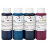 Flacone di inchiostro commestibile - alimentare da 100 ml (confezione da 4 colori)