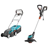 Produkt 2: Der komfortable Turbo-Trimmer: Ideal für kleinere und mittlere Gärten und Rasenflächen, dank seiner Ergonomie für Rasenkanten geeignet, mit abnehmbaren Pflanzenschutzbügel
