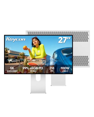 Image of G27P 27 inch 5K UHD Monitor, IPS Glossy Panel (Honeycomb with Stand)