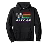 Photo Gallery ally af - bandiera americana arcobaleno del mese del gay pride lgbtq felpa con cappuccio Photo Gallery ally af - bandiera americana arcobaleno del mese del gay pride lgbtq felpa con cappuccio