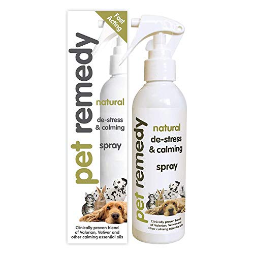 Pet Remedy Natural De-stress & Calming Spray for Cats, Dogs, Birds, Horses 200ml
