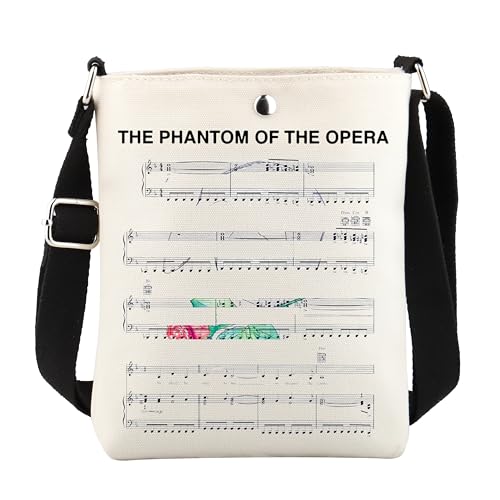 P Musical Mask And Rose Crossbody Bag P Drama Musical Merch