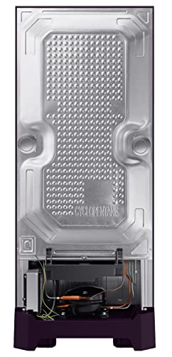 Image of Samsung 215L 3 Star Inverter Direct-Cool Single Door Digi-Touch Refrigerator (RR23C2F23CR /HL,Camellia Purple) Base Stand Drawer