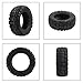 11 Inch 90/70-6 Off-Road Tubeless Tire Replacement For Electric Scooter Balance Car, Rubber Construction Enhanced Traction Lightweight, 248×60mm
