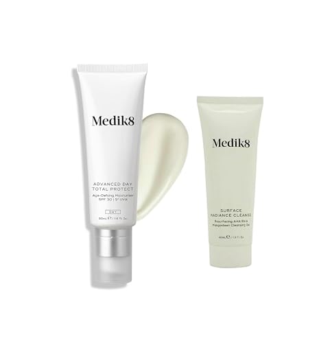 Image of Medik8 Advanced Day Total Protect SPF 30 & Medik8 Surface Radiance Cleanse Travel