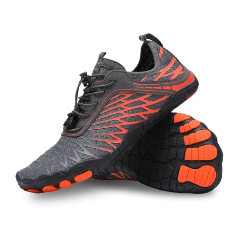 Image of Hike Barefoot Shoes for Women Men, Pro Barefoot Shoe with Wide Toe Box for Hiking, Walking, Swimming, Non-Slip Breathable Lightweight Water Shoes Unisex