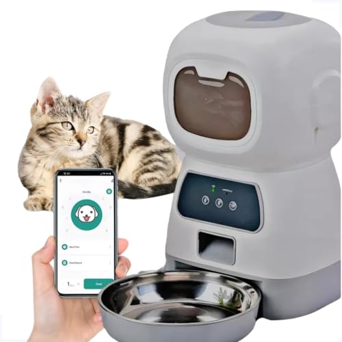 Alimentador Comedouro Automático Pet Cães Gatos Wi-fi Smart Programavel