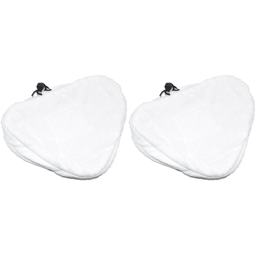 Ufixt White 2 X Steam Mop Microfibre Cleaning Pads Compatible With Morphy Richards