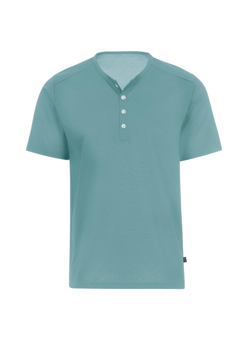 Trigema T-Shirt mit Knopfleiste Deluxe Baumwolle