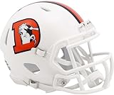 Riddell Denver Broncos NFL 2023 On Field Alternate Mini Speed Helmet (Snowcapped)