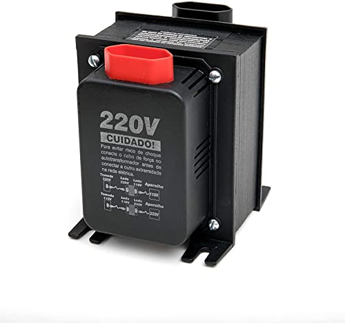 Autotransformador Bivolt (110V/127V para 220V ou 220V para 110V/127V) Tripolar de 3000VA Multicraft