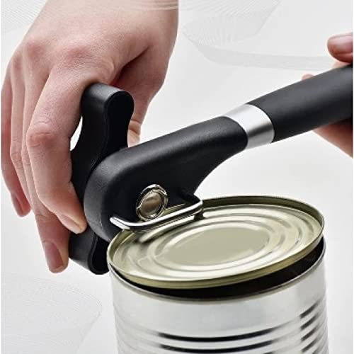 Abridor De Latas Manual De Corte Seguro Em Aço Inox 22cm