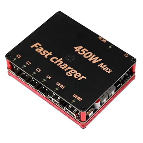 Chargeur de bureau 450W à six voies style mécanique avec indicateur CNC et haute puissance B